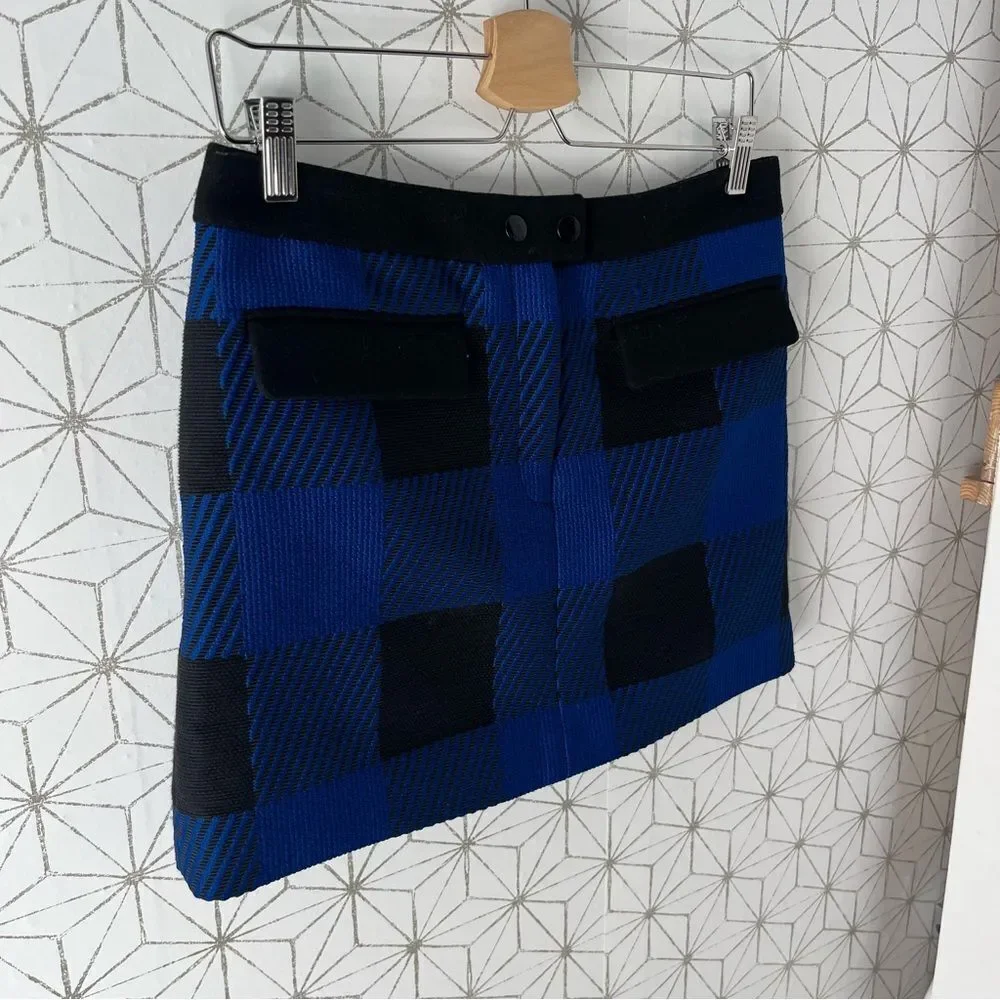 Rag & Bone Cybil Buffalo Plaid Mini Skirt